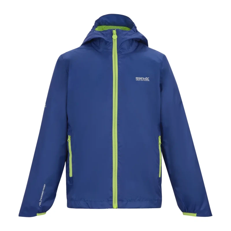 Image of Regatta Waterproof jacket for children Regatta Lever Bleu Unisex 5/6 ans