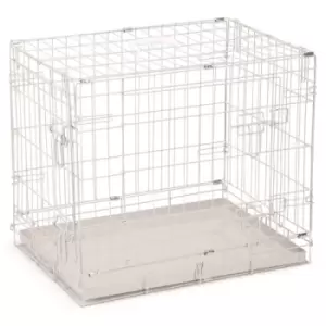 image of Dog Crate 62x44x49cm Grey Beeztees - Grey