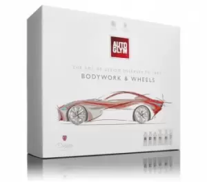 image of Autoglym Perfect Bodywork & Wheels Kit The Collection Complete Car Detailing Kit VP6PBW