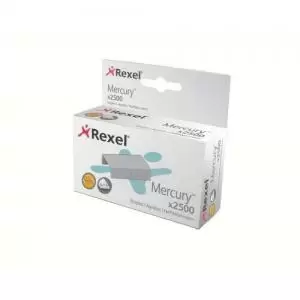 image of Rexel Mercury Heavy Duty Staples - Box of 2500 - Outer carton of 20