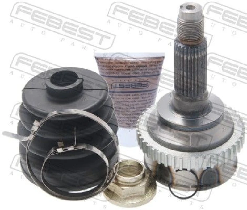 Image of FEBEST 0510-045A44 Joint, drive shaft Front Axle, with ABS sensor ring Joint,drive shaft (236)
