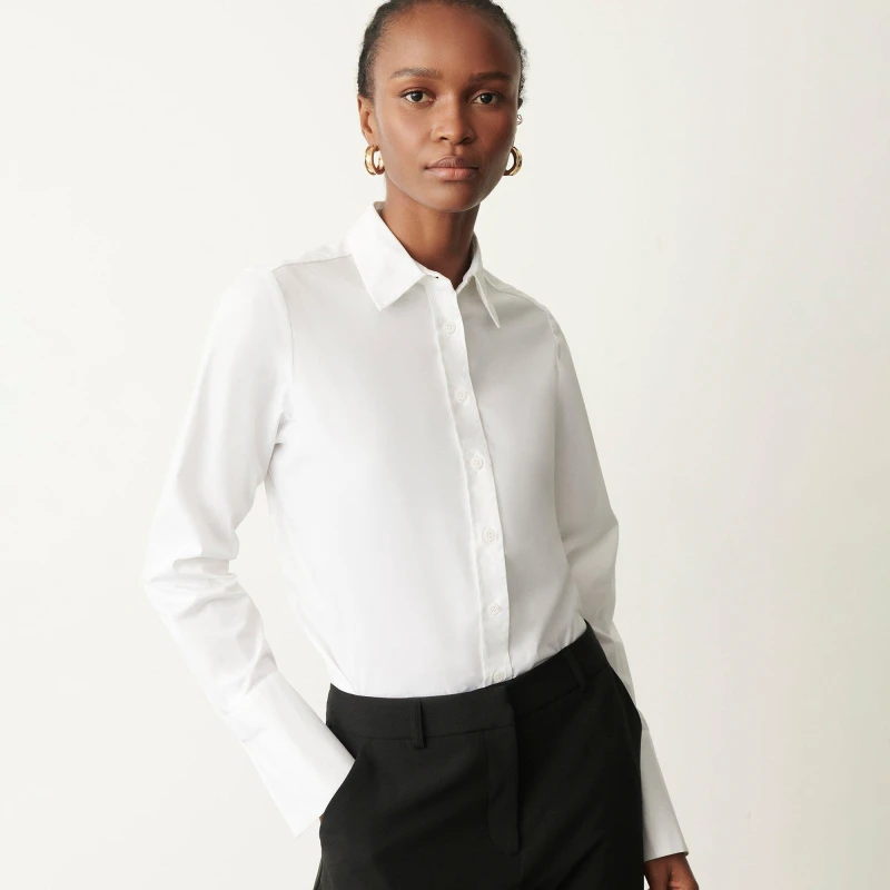Image of Finery Dillion Shirt White female 16 (XL)