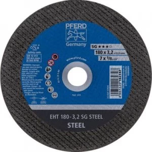 image of PFERD Sg Steel 61326222 Cutting disc (straight) 180 mm 22.23mm 25 pc(s)