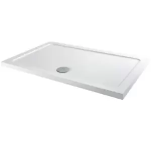 1300 x 700mm Stone Resin Low Profile Rectangular Shower Tray - Slim Line