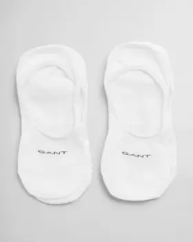 Image of GANT Men 2-Pack Invisible Socks (ONE-SIZE) White