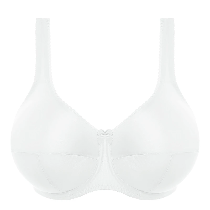 Image of Fantasie Cotton Smoothing Underwired Full Cup Bra WHE White female 32DD