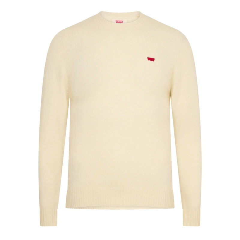 Image of Levis Mens Crew Sweatshirt Cloud Cream male XS