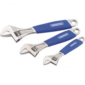 Image of Draper 3 Piece Adjustable Spanner Set