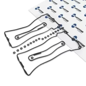 Image of DR.MOTOR AUTOMOTIVE Gasket Set, rocker cover DRM01199S BMW,5 Limousine (E39),5 Touring (E39),7 (E38),5 Limousine (E34),7 (E32),5 Touring (E34)