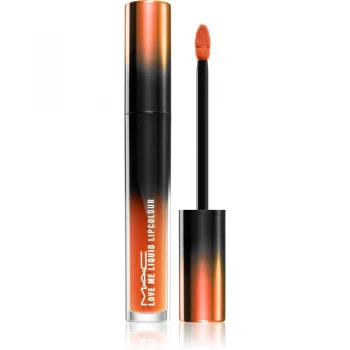 Image of MAC Cosmetics Love Me Liquid Lipcolour Creamy Lipstick With Satin Finish Shade My Lips Are Insured 3,1ml