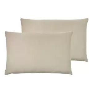 Image of Furn. Contra Twin Pack Polyester Filled Cushions Natural