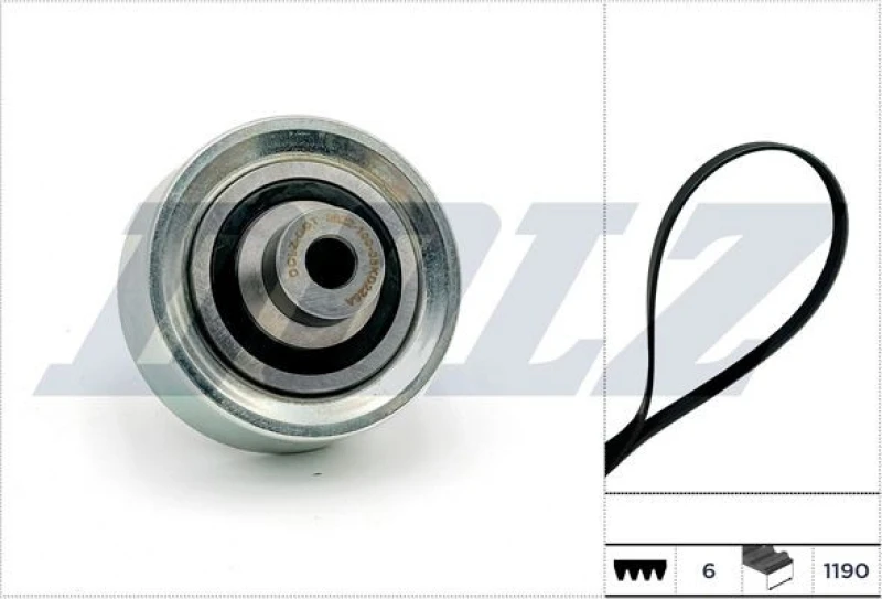 Image of DOLZ V-Ribbed Belt Set DOLZ SKD222A