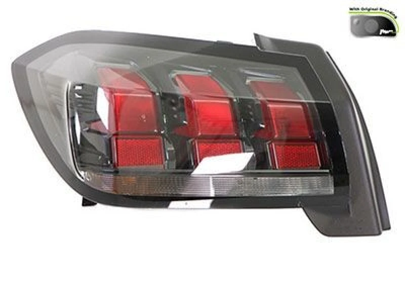 Image of VAN WEZEL 4043921V Rear light with lettering, Left Combination Rearlight (391)