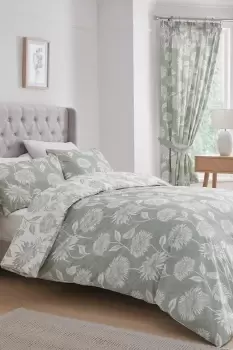 image of 'Chrysanthemum' Easy Care Duvet Cover Set