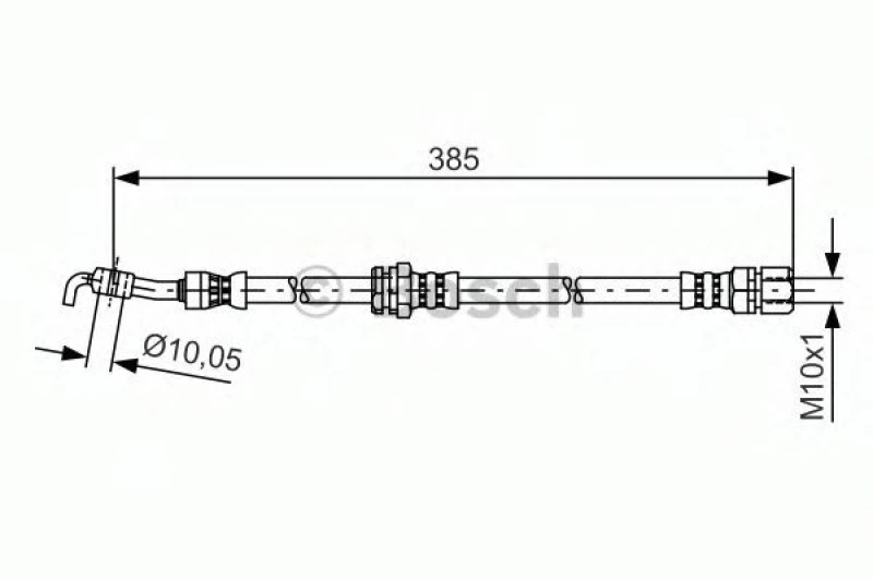 Image of Bosch 1 987 481 385 Brake Hose Brake Hose (83)