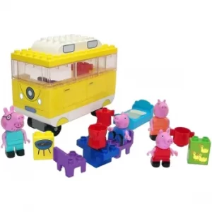 image of Big-Bloxx Peppa Pig Campervan Playset