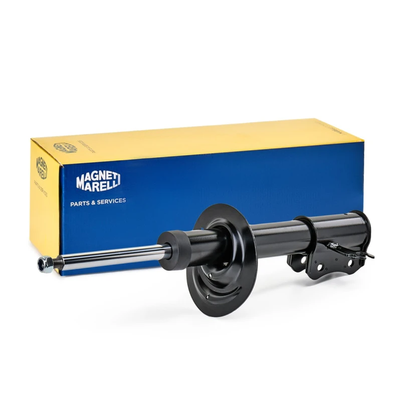 Image of MAGNETI MARELLI 353804070200 Shock absorber Front Axle Left, Gas Pressure, Twin-Tube, Suspension Strut, Top pin Shock Absorber (854)