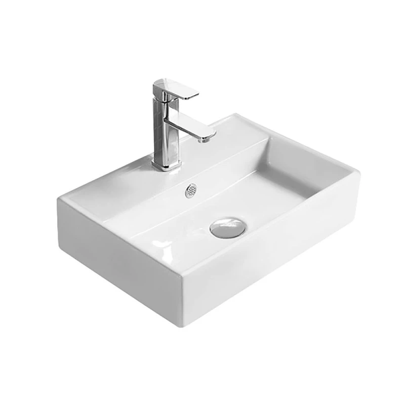 Image of Balterley 50cm Countertop Basin with Overflow and Tap Hole Ceramic White