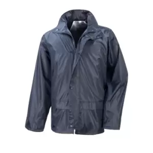 Image of Result Mens Core Stormdri Rain Over Jacket (2XL) (Navy Blue)