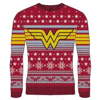 Image of DC Wonder Woman - Logo Unisex Christmas Jumper Medium