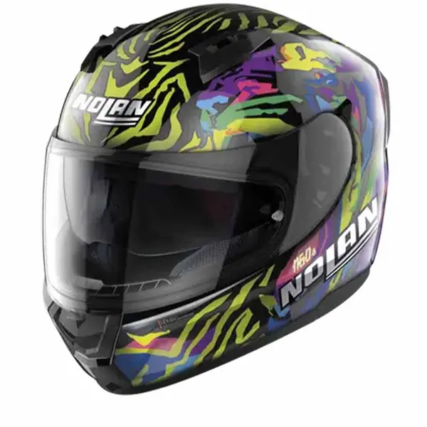 Image of Nolan N60-6 BARRIO 068 Metal Black Multicolor Full Face Helmet Size XS