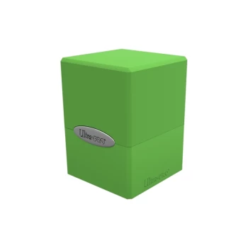 image of Ultra Pro Satin Cube Deck Box - Lime Green