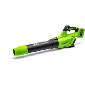 image of Greenworks GD24X2AB 48v Cordless Brushless Axial Leaf Blower No Batteries No Charger