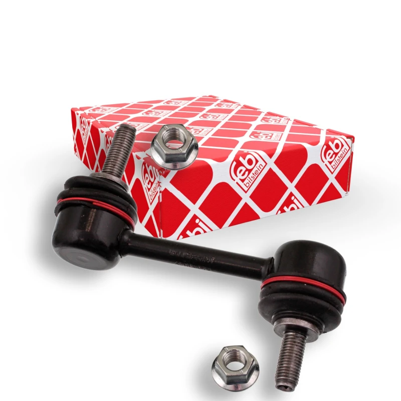 Image of FEBI BILSTEIN 42105 Anti-roll bar link Front Axle Right Steel Link Stabiliser (3229)