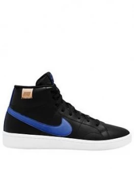 Image of Nike Court Royale 2 Mid, Black/Blue, Size 10, Men