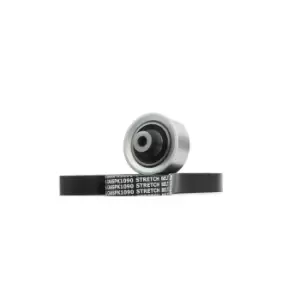 Image of SNR V-ribbed belt set PEUGEOT,CITROEN KA859.33 1613840180,1613844580,5750QY Serpentine belt kit,Auxiliary belt kit,Poly V-belt kit,V-ribbed belt kit