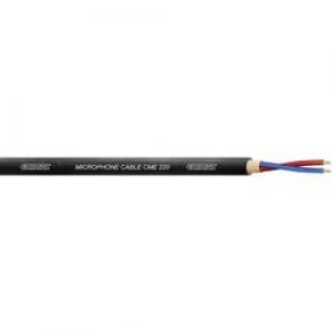 Image of Microphone cable 2 x 0.20 mm2 Black Cordial