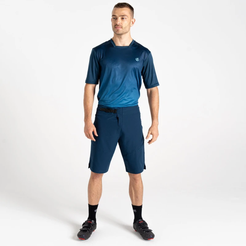 Image of Dare 2b Dare 2b Men 'Duration II' Stretch Cycling Shorts in Dark Navy Size: 38 Dark Navy 38 Male 5063019659664