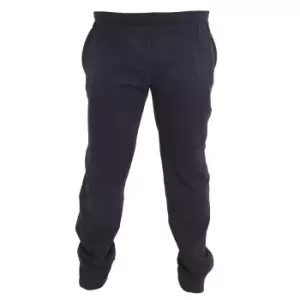 Image of Duke Mens Kingsize Albert Open Hem Jogging Bottoms (7XL) (Navy)