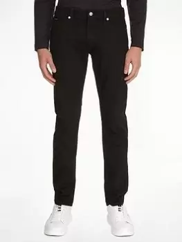 Image of Calvin Klein Slim Fit Jeans - Black, Size 36, Length Regular, Men