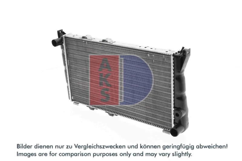 Image of AKS DASIS 490010N Engine radiator Aluminium, Mechanically jointed cooling fins Radiator,engine cooling (470)