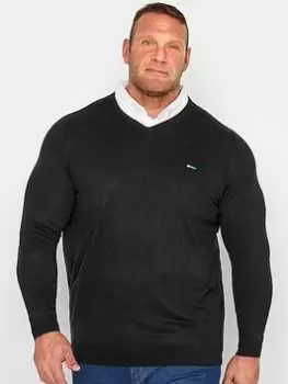 Image of BadRhino Essential Mock Shirt Jumper - Black Size M Men