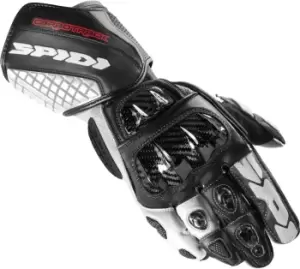 Image of Spidi Carbo Track Evo Black White M