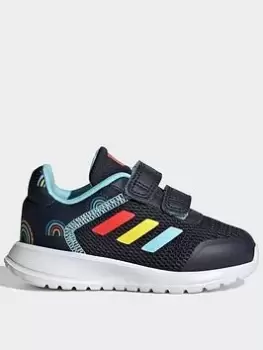 Image of adidas Infants Boys Tensaur Run 2.0, Navy, Size 4 Younger