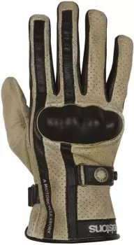 Image of Helstons Eagle perforated Motorcycle Gloves, beige, Size 3XL, beige, Size 3XL