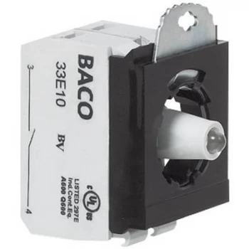 Image of Contact LED fixing adapter 1 breaker 1 maker Red momentary