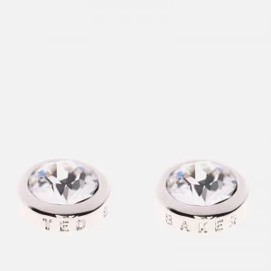 Image of Ted Baker Womens Sinaa Swarovski Crystal Stud Earrings - Silver/Crystal - Rose Gold