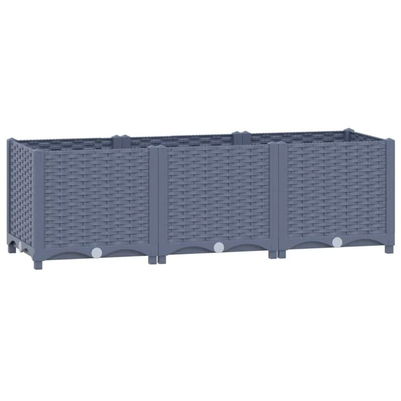 Image of VIDAXL Raised Bed 120x40x38cm Polypropylene Vidaxl 8720286092040