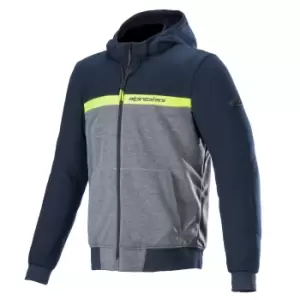 Image of Alpinestars Chrome Street Hoodie Dark Navy Dark Gray Melange 2XL