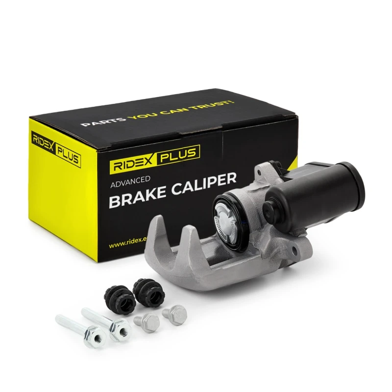 Image of RIDEX PLUS 78B0087P Brake caliper for vehicles with electric parking brake Cast Iron Brake Caliper (78)