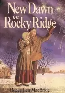Image of new dawn on rocky ridge