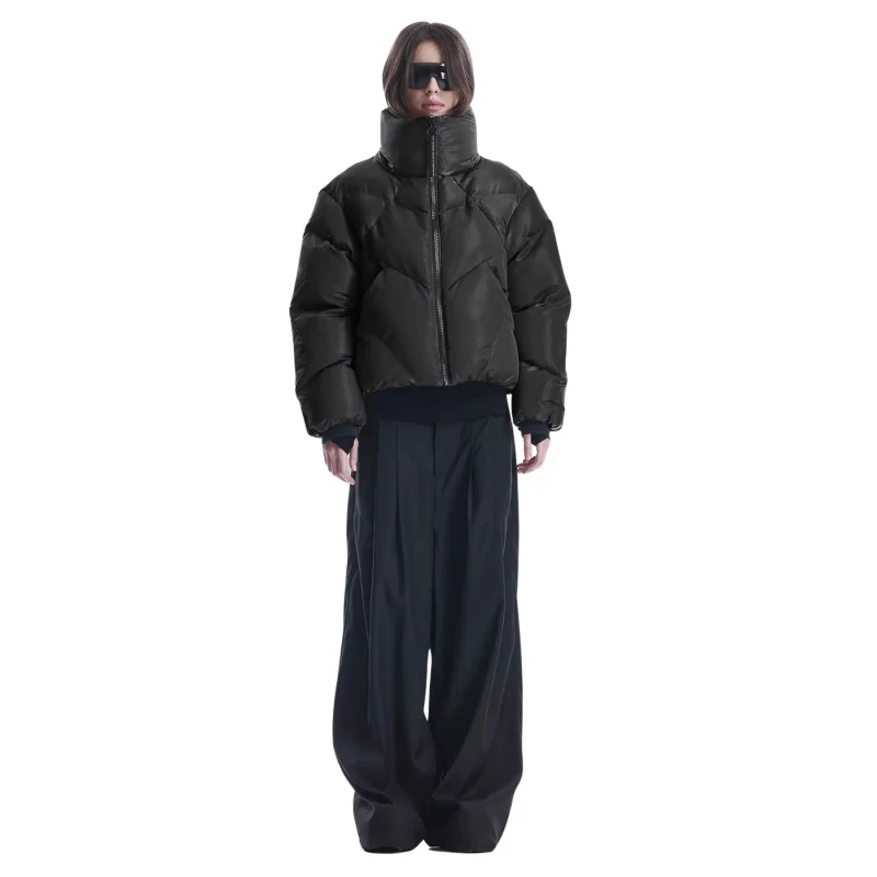Image of Krakatau Womens down jacket Krakatau Narwaru Noir Female S Qw573-1