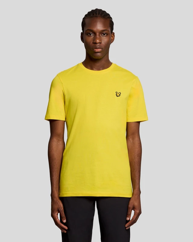 Image of Lyle & Scott Mens Sports T-Shirt in Yellow