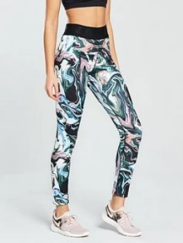Image of Nike Sportswear Marble Leg A See Legging Black Size L Women