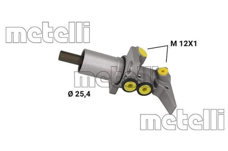 Image of METELLI Brake master cylinder METELLI 05-1187