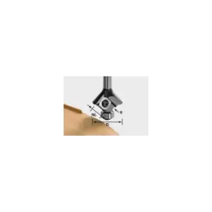 Image of 499811 Classic ogee cutter hw with reversible blades S8 hw R1 D28 KL12.7OFK - Festool